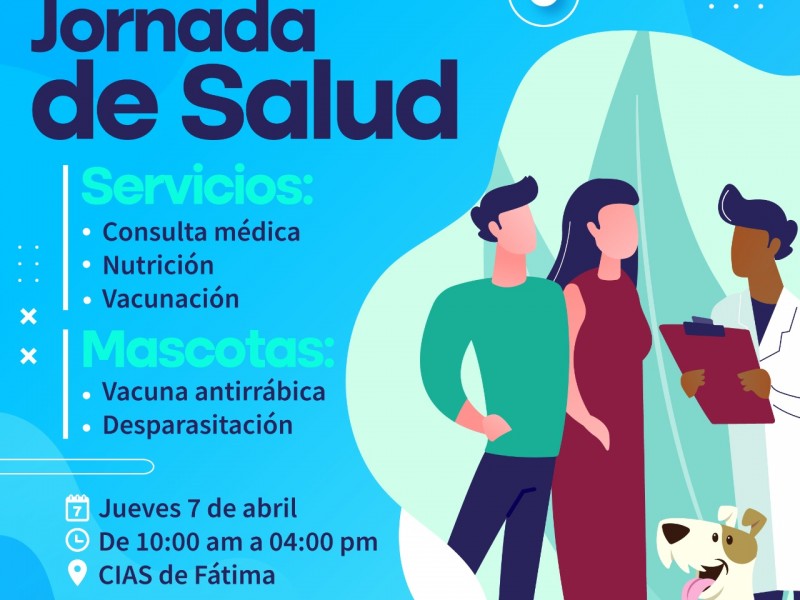 Llevará Desarrollo Social jornada de salud a colonia Fátima