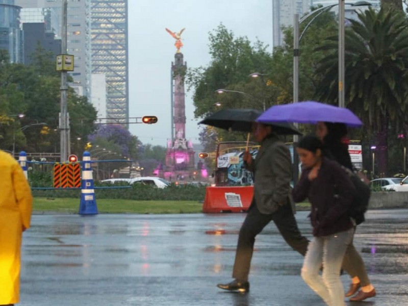 Llueve en al menos ocho alcaldías CDMX