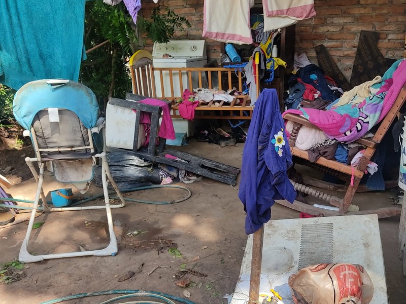 Lluvia de ayer en Guasave dejó cientos de personas afectadas