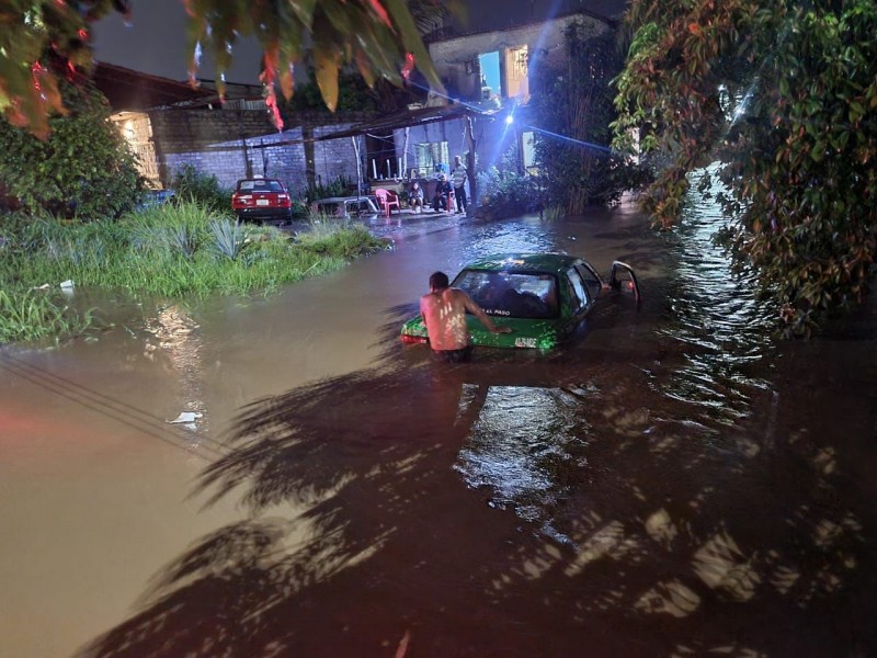 Lluvia dejó varias afectaciones en Tepic