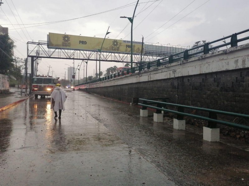 Lluvia intensa en TGZ sin estragos afirma PC