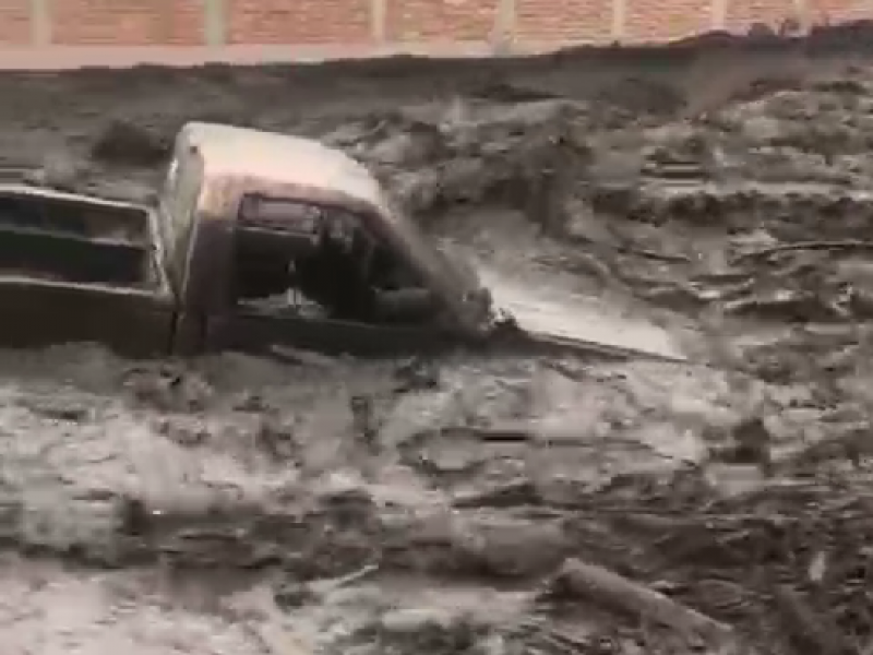 Lluvia provoca desbordamiento de Río San Gabriel