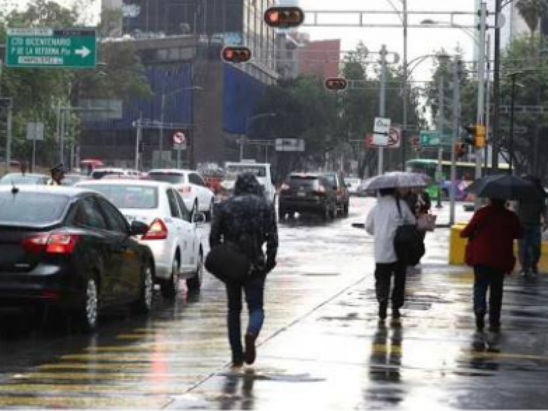 Lluvia se extiende a 11 delegaciones de CDMX