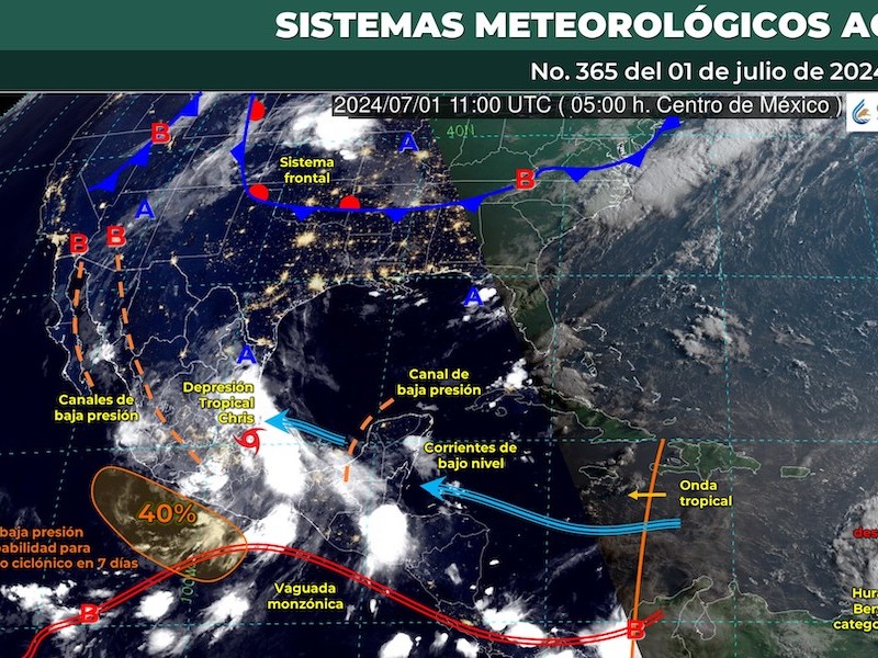 Lluvia y clima fresco, pronóstico de lunes para Toluca