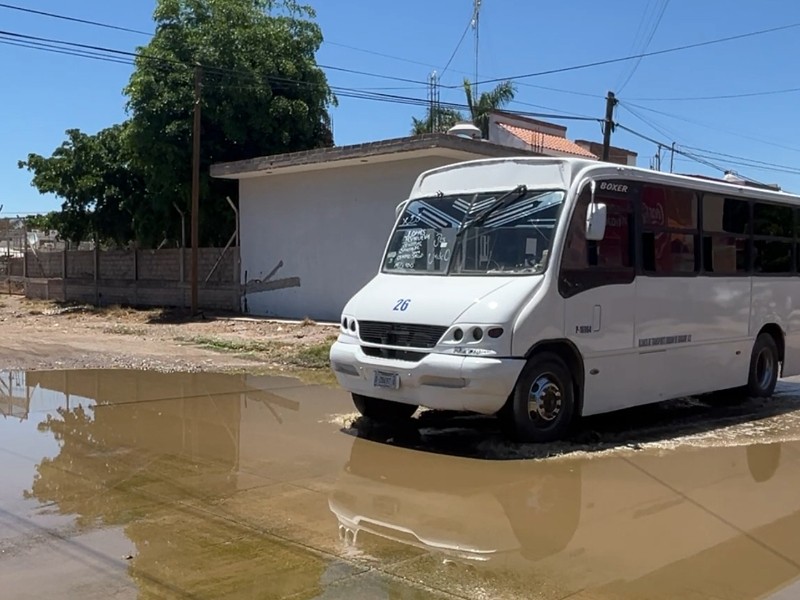 Lluvias afectan el 50% de las rutas urbanas en Guasave: ATUG