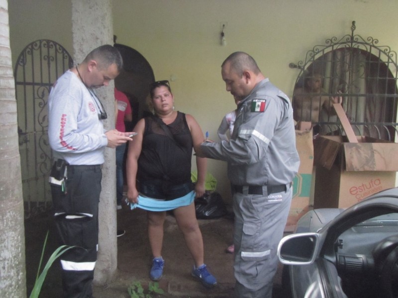 Lluvias causan daños en la comunidad La Central