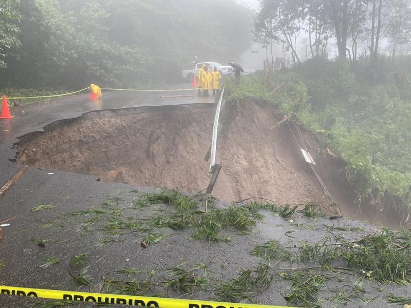 Lluvias Causan Estragos en Carreteras y Viviendas en Chiapas