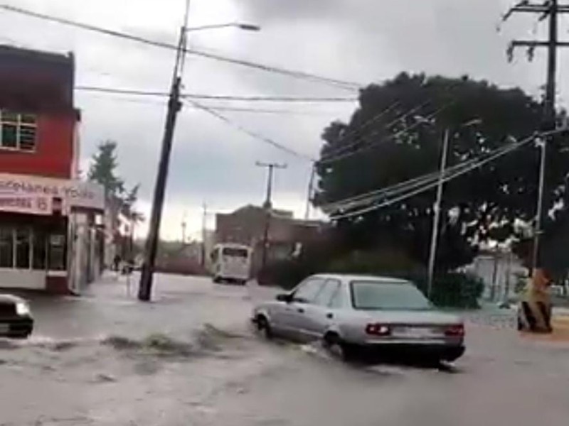 Lluvias colapsan a la capital