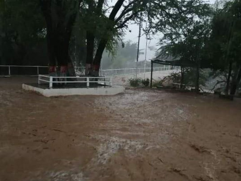 Lluvias colapsan arroyos en Amatlán de Cañas