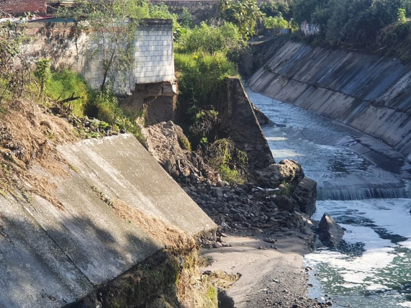 Lluvias continúan afectando viviendas en laderas del Alseseca