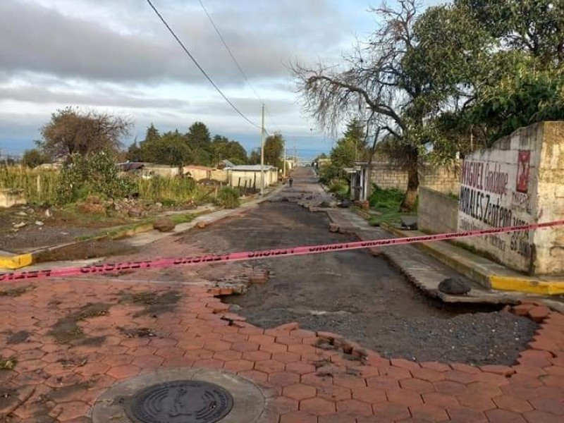 Lluvias dejaron estragos en viviendas de comunidad en Tlachichuca