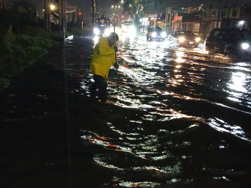 Lluvias dejan 13 puntos críticos con daños en Puebla