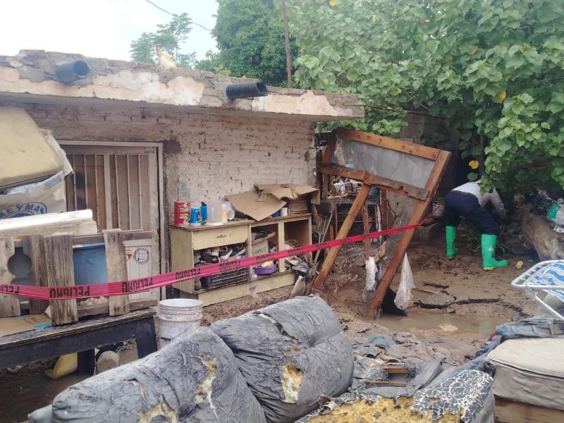Lluvias dejan 30 viviendas inhabitables en comunidades de Gómez Palacio