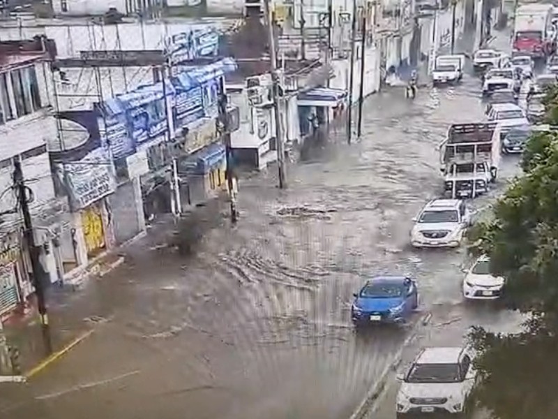 Lluvias dejan afectaciones en Ecatepec
