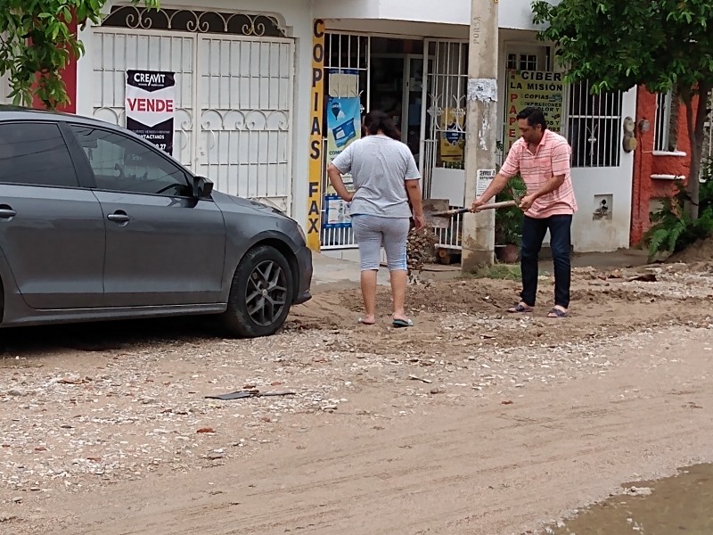 Lluvias dejan afectaciones en la Misión