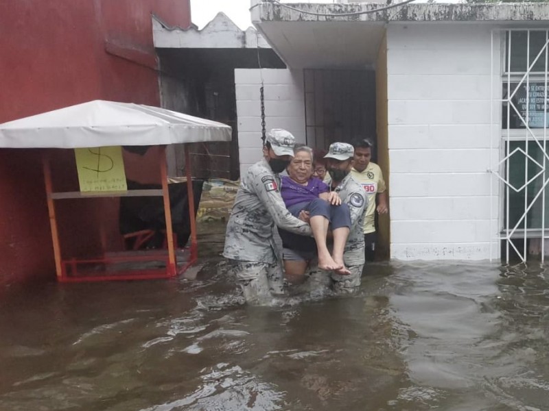 Lluvias dejan afectaciones en Lerdo de Tejada