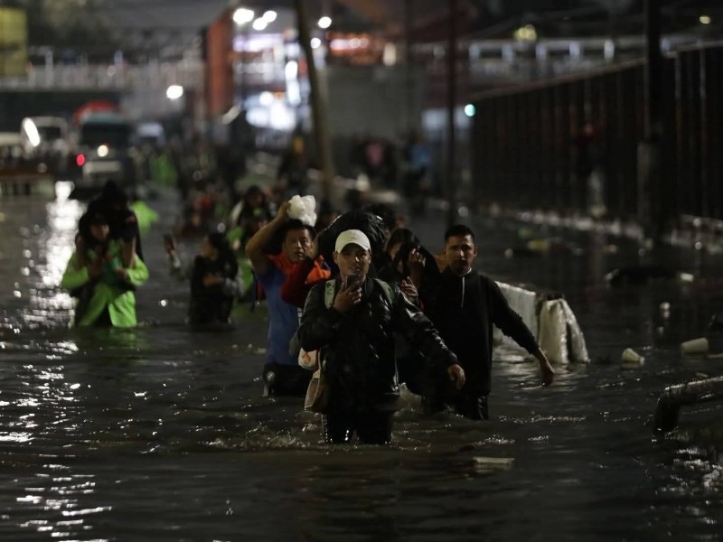 Lluvias dejan afectaciones en los Reyes La Paz