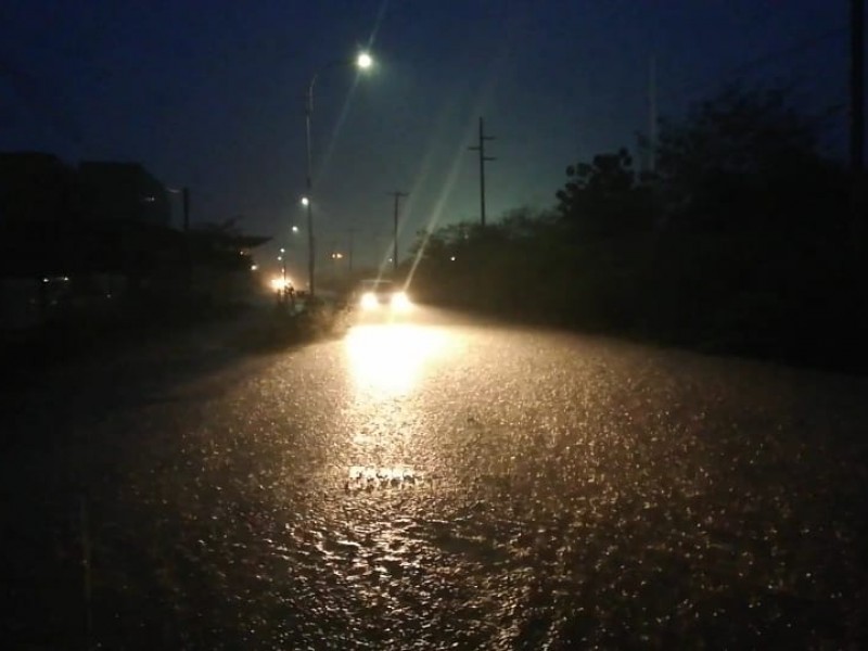 Lluvias dejan afectaciones en Salina Cruz