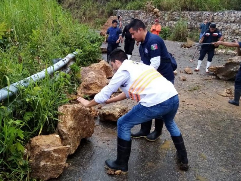 Lluvias dejan afectaciones en seis regiones de Chiapas