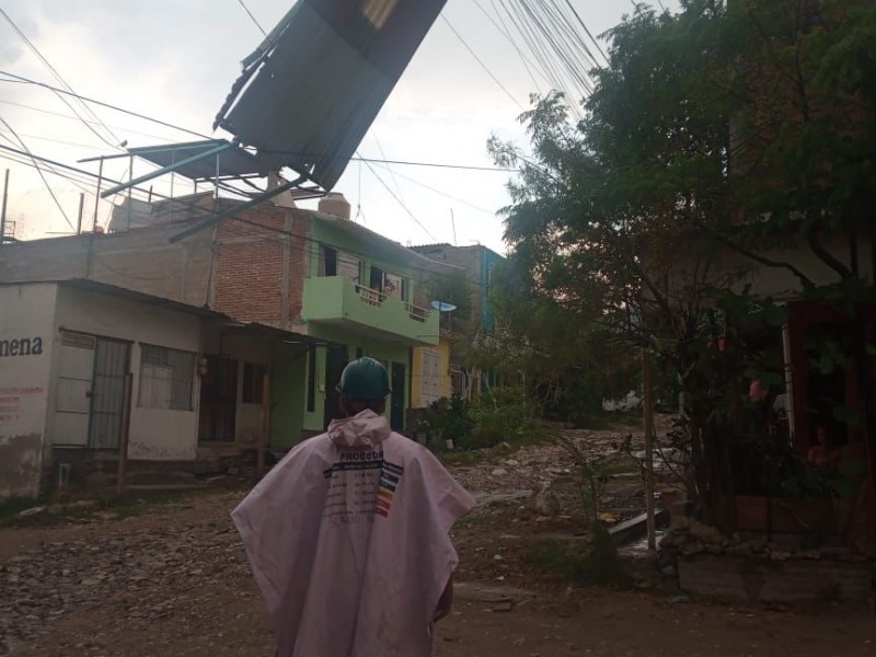 Lluvias dejan afectaciones en Tuxtla Gutiérrez