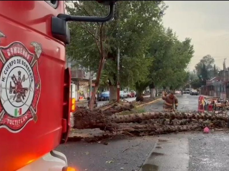 Lluvias dejan estragos en el Norte del EDOMEX