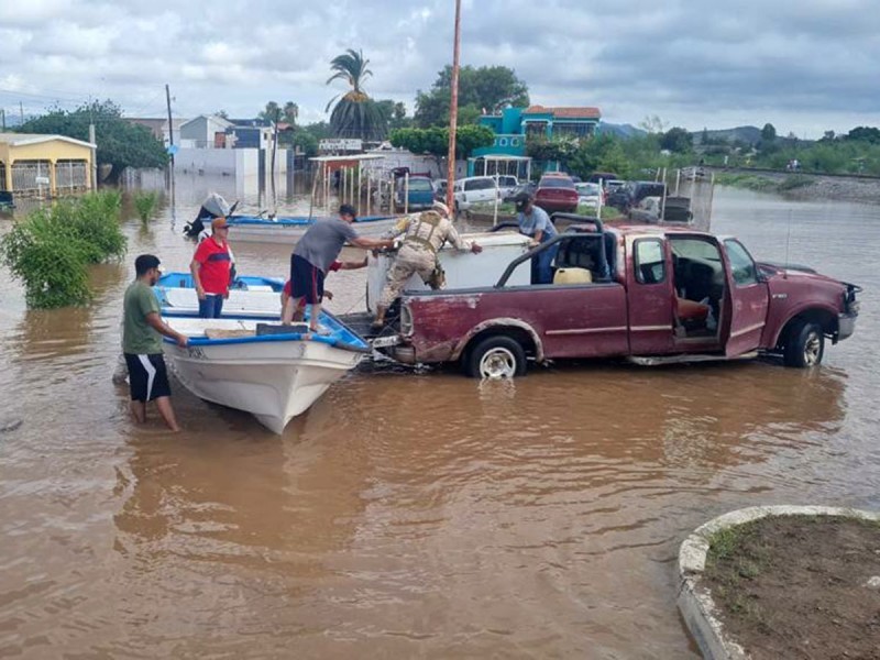 Lluvias dejan incomunicadas diversas zonas en Sonora