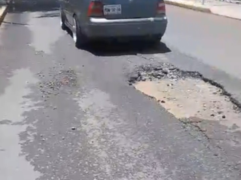 Lluvias destapan calidad de obra en Vía Puebla