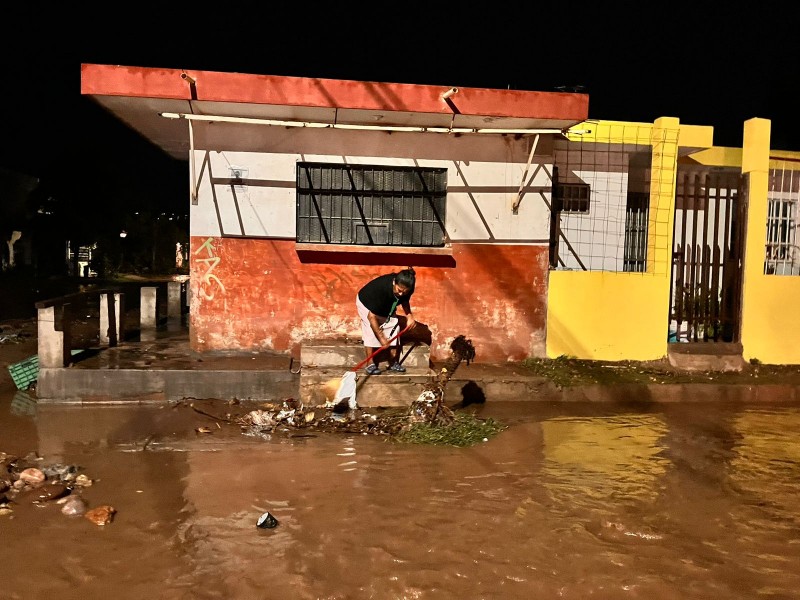 Lluvias en Culiacán generan incidentes y reparaciones en la ciudad