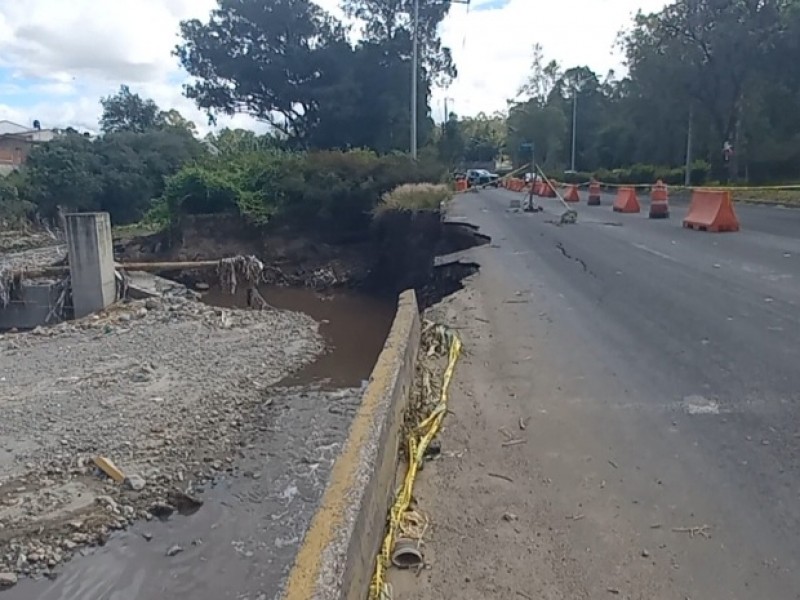 Lluvias en Puebla siguen dejando afectaciones