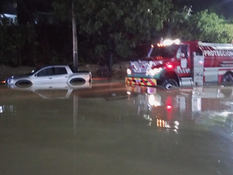 Lluvias fuertes causan nuevamente afectaciones en Tuxtla Gutiérrez