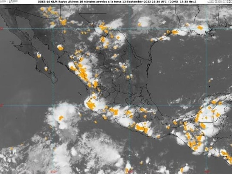 Lluvias fuertes en algunas zonas de Colima, en próximas horas