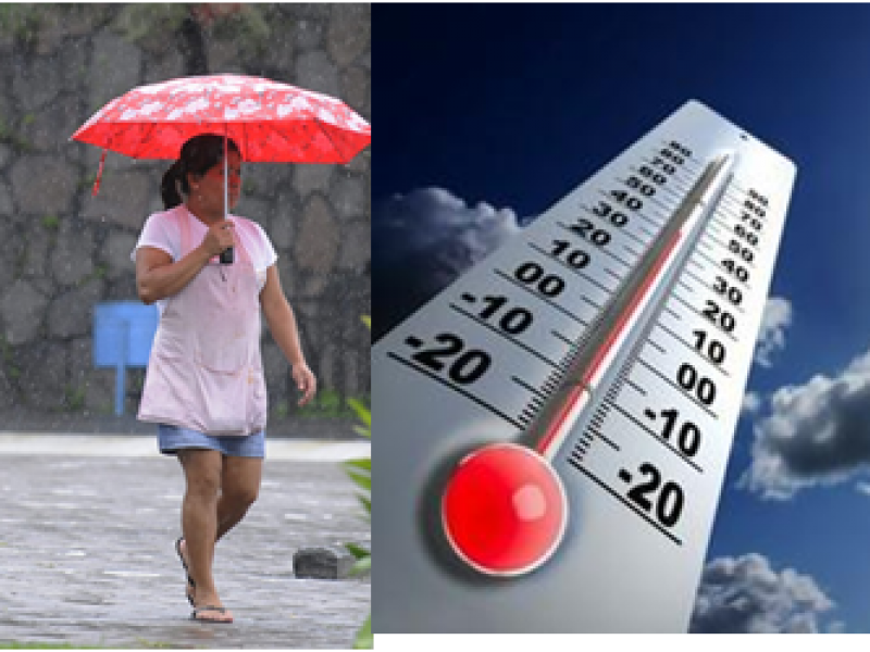 Lluvias fuertes y calor intenso en Chiapas