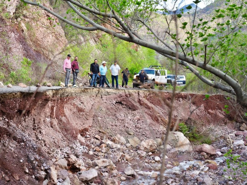 Lluvias incomunican a comunidades guarijías; el paso ya fue restablecido