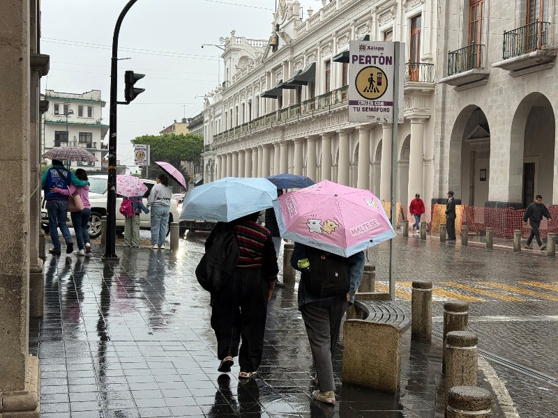 Lluvias intensas bañan sur y centro del estado