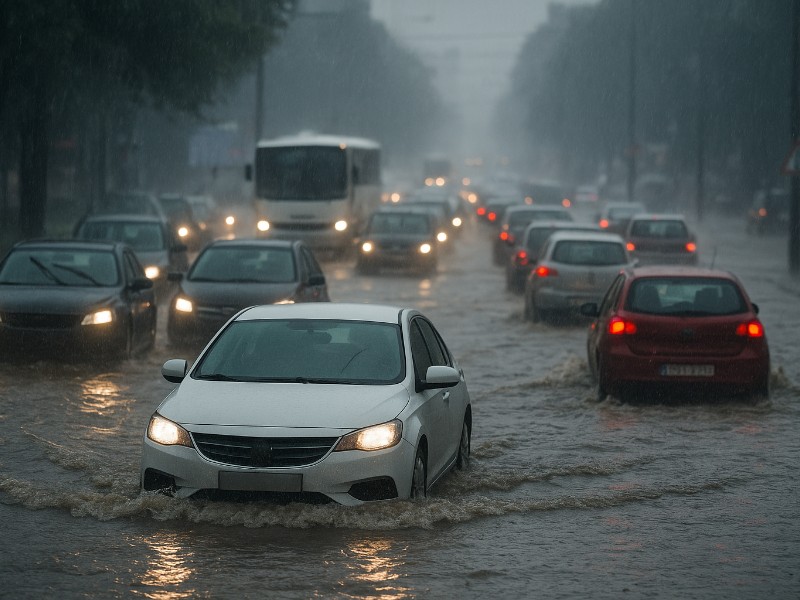 Lluvias intensas colapsan vialidades en Toluca  precipitaciones exhiben abandono