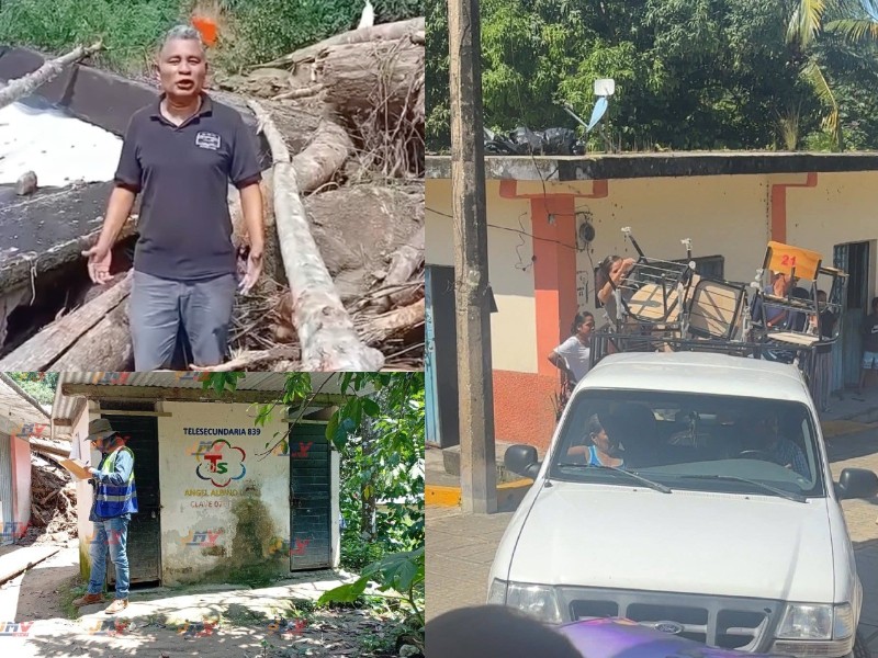 Lluvias intensas continuarán para Soconusco y Costa. En Mapastepec escuela suspende clases
