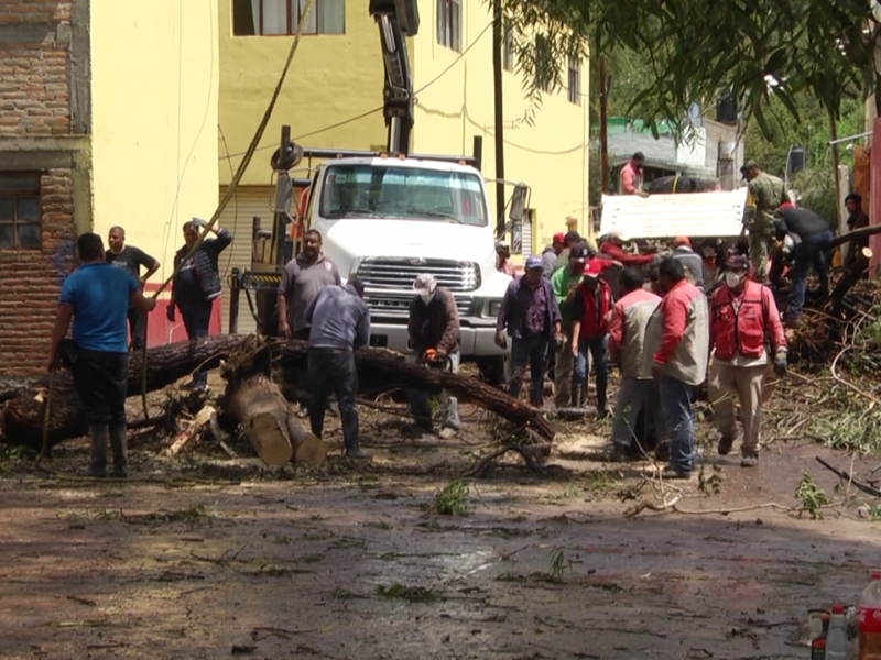 Lluvias intensas provocan colapso del bordo San Aparicio