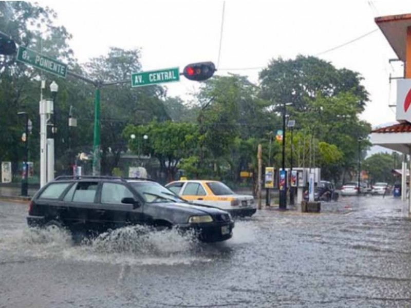 Lluvias pars Chiapas durante fin de semana