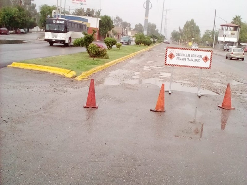 LLuvias ponen en evidencia mala pavimentación