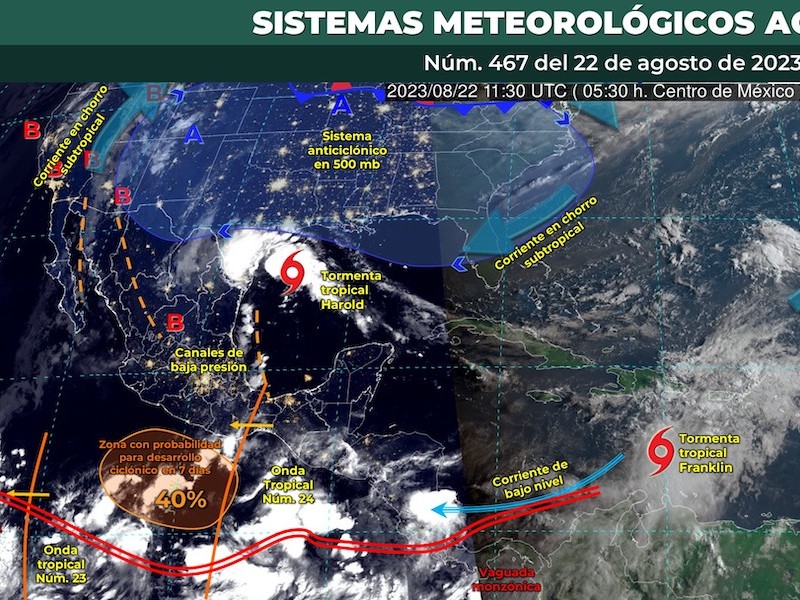 Lluvias por la tarde, pronóstico para el valle de Toluca