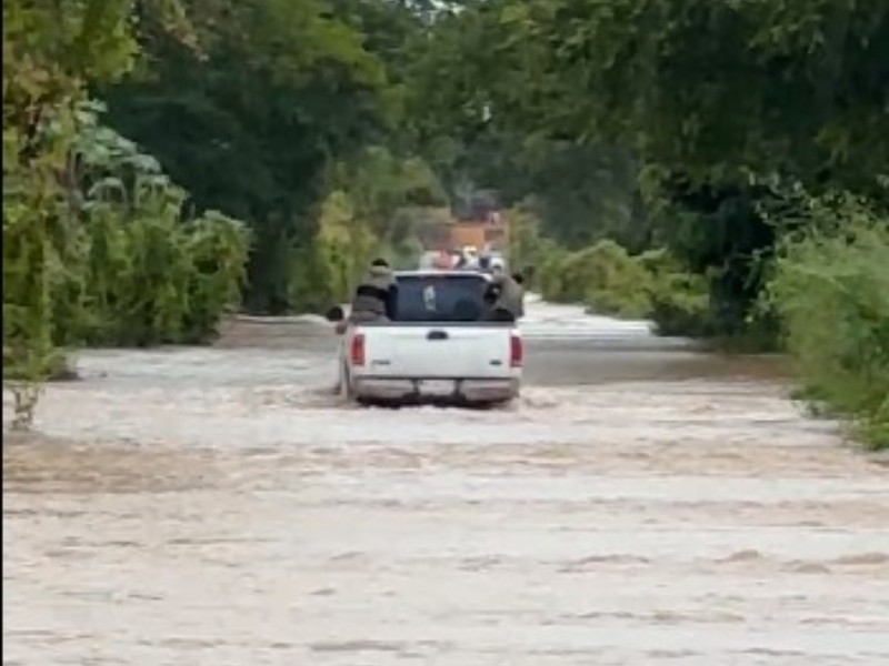 Lluvias provocan afectaciones en la zona Norte de Nayarit