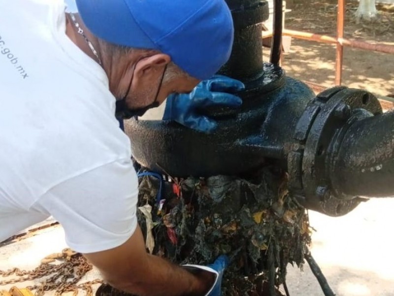 Lluvias provocan fallas en el servicio de agua potable