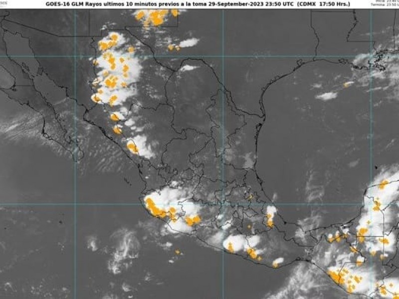 Lluvias puntuales intensas en algunos municipios en próximas horas