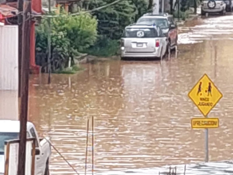 Lluvias torrenciales provocan afectaciones en SCLC