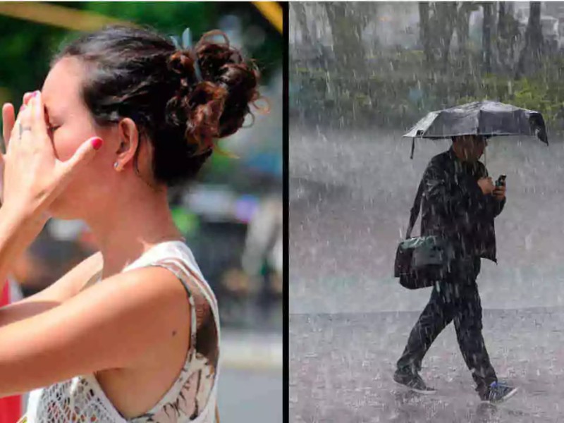 Lluvias y calor extremo azotan México este martes