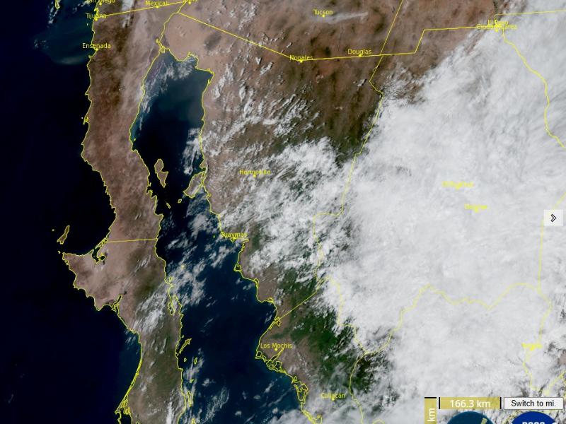 Lluvias y fuertes vientos marcarán el fin de semana en Sonora