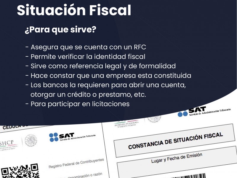 Lo que necesita hacer para obtener Constancia de Situación Fiscal