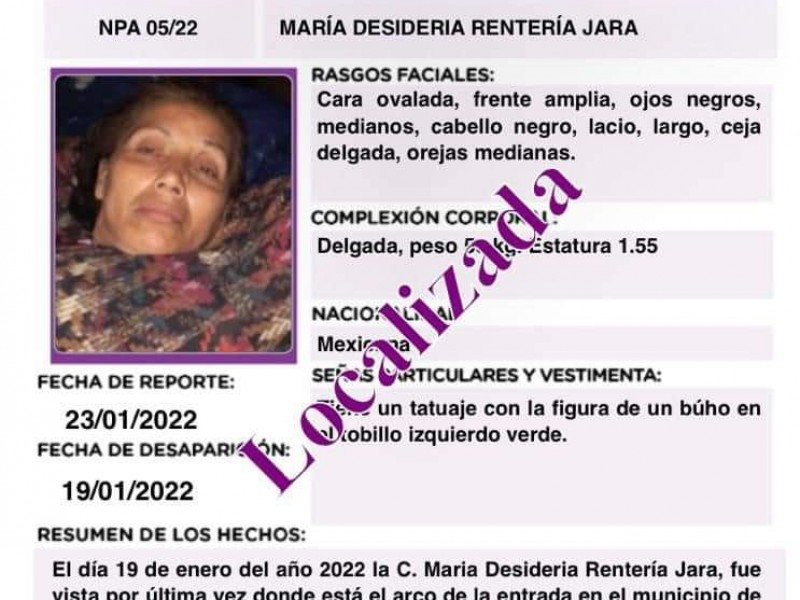 Localiza Fiscalía a activista desaparecida, estaba secuestrada en San Blas