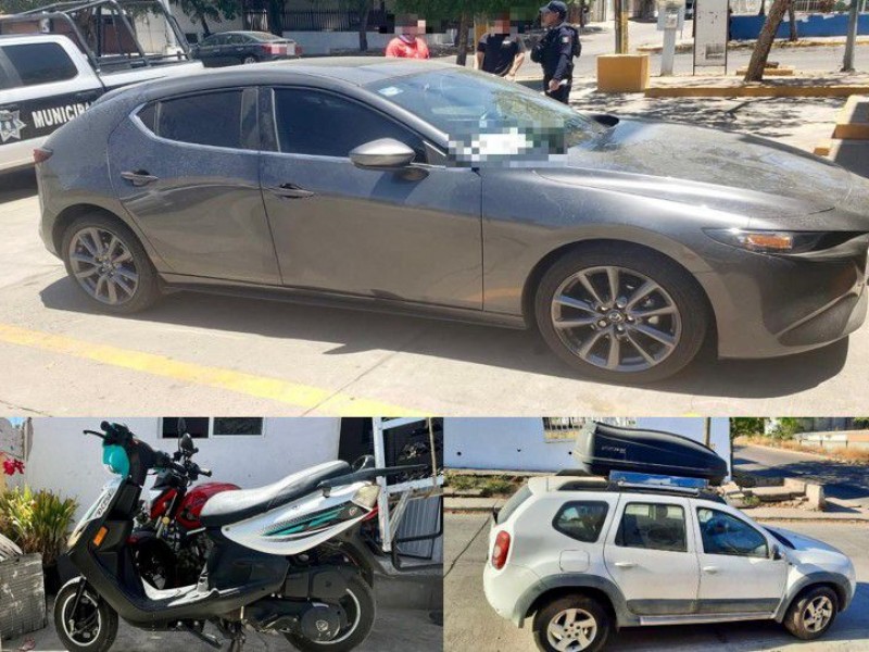 Localiza la policía  7 vehículos con reporte de robo