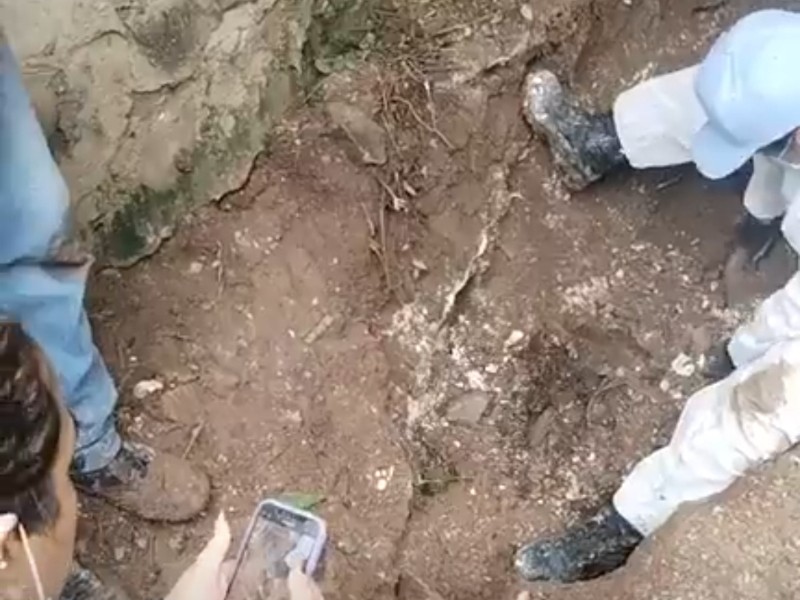Localiza nueva fosa clandestina en Arroyo Hondo